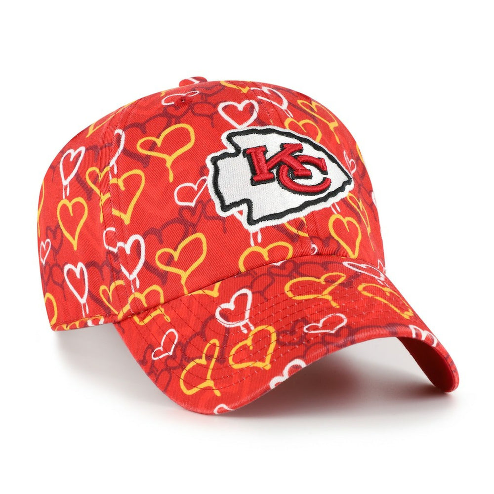 Kansas City Chiefs '47 Girls Youth Mural Clean Up Adjustable Hat - Red Hats
