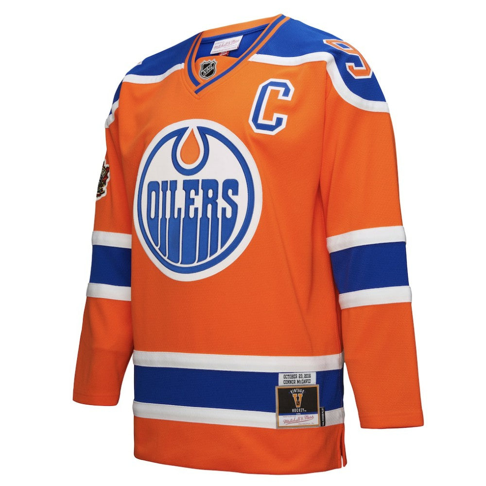Connor McDavid Edmonton Oilers Mitchell & Ness Power Play Jersey - Orange | US 202675689