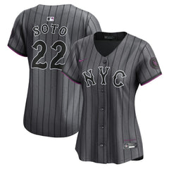 Juan Soto New York Mets Nike Women's City Connect Limited Jersey - Gray Jerseys