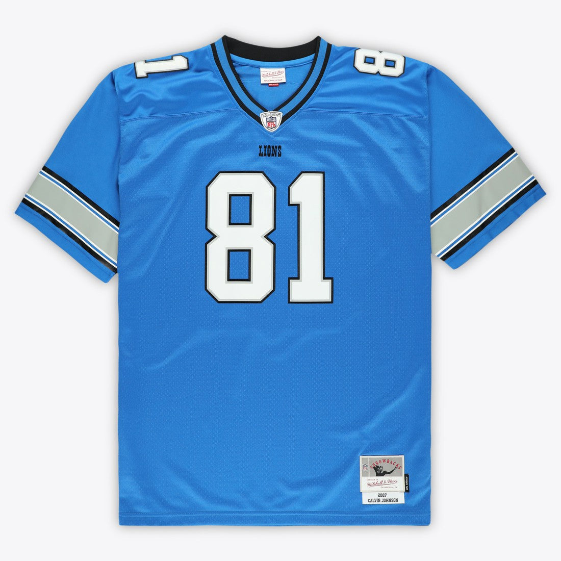 Calvin Johnson Detroit Lions Big & Tall 2007 Legacy Retired Player Jersey - Blue Jerseys