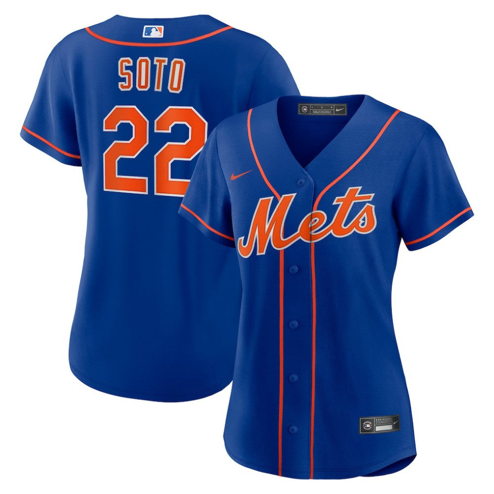 Juan Soto New York Mets Nike Women's Alternate Replica Baseball Jersey - Royal Jerseys