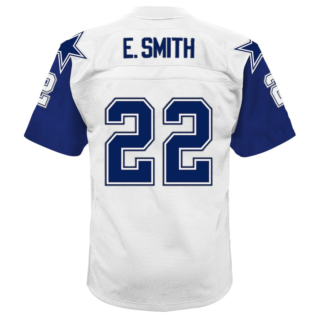 Emmitt Smith Dallas Cowboys Youth 1994 Alternate Legacy Jersey - White Jerseys