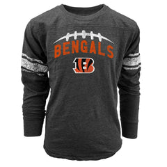 Cincinnati Bengals Wes & Willy Youth Football Long Sleeve T-Shirt - Black T-shirts