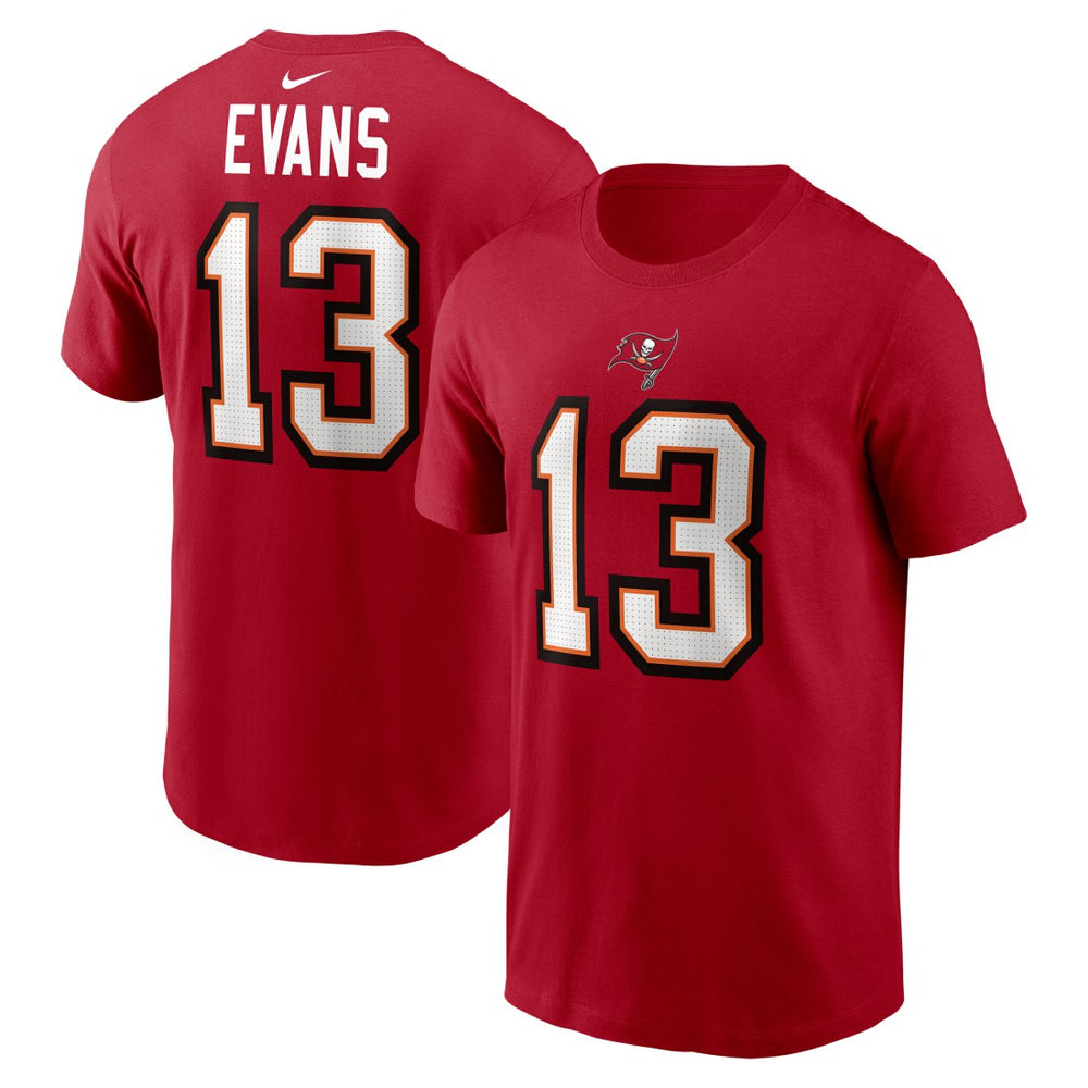 Tampa Bay Buccaneers Player Name & Number T-Shirt - Red T-shirts