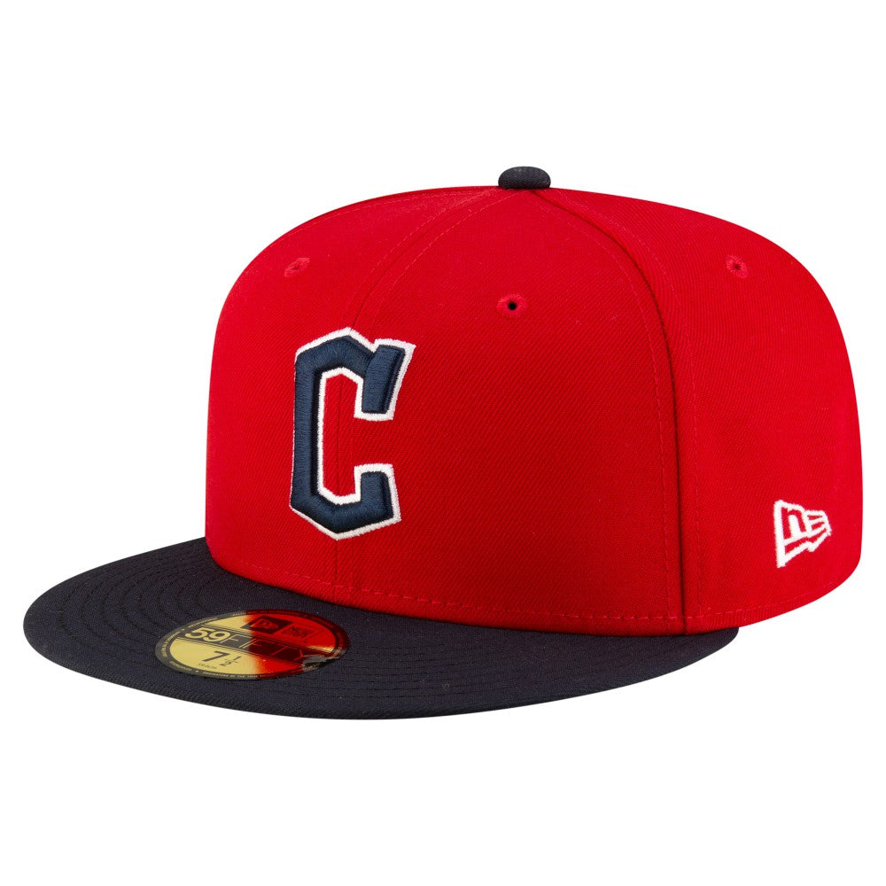 Cleveland Guardians New Era  Authentic Collection On Field 59FIFTY Fitted Hat - Red/Black Hats
