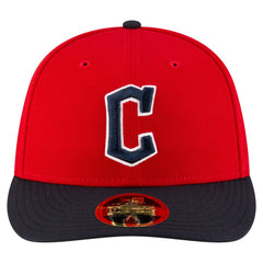 Cleveland Guardians New Era  Authentic Collection On-Field Low Profile 59FIFTY Fitted Hat - Red/Black Hats
