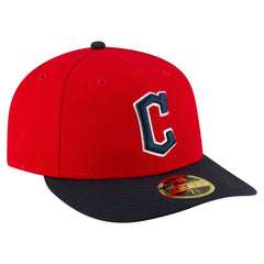 Cleveland Guardians New Era  Authentic Collection On-Field Low Profile 59FIFTY Fitted Hat - Red/Black Hats