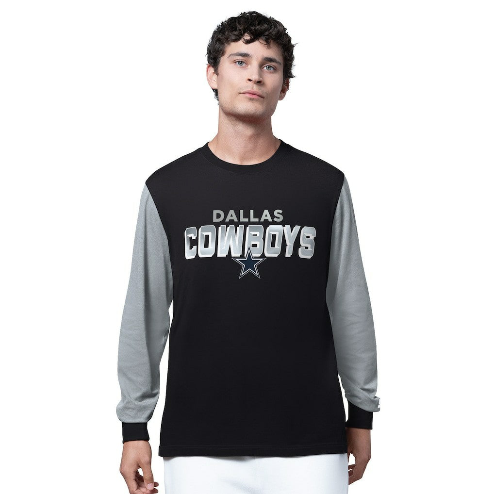 Dallas Cowboys Starter Thursday Night Gridiron Long Sleeve T-Shirt- Black - Black T-shirts