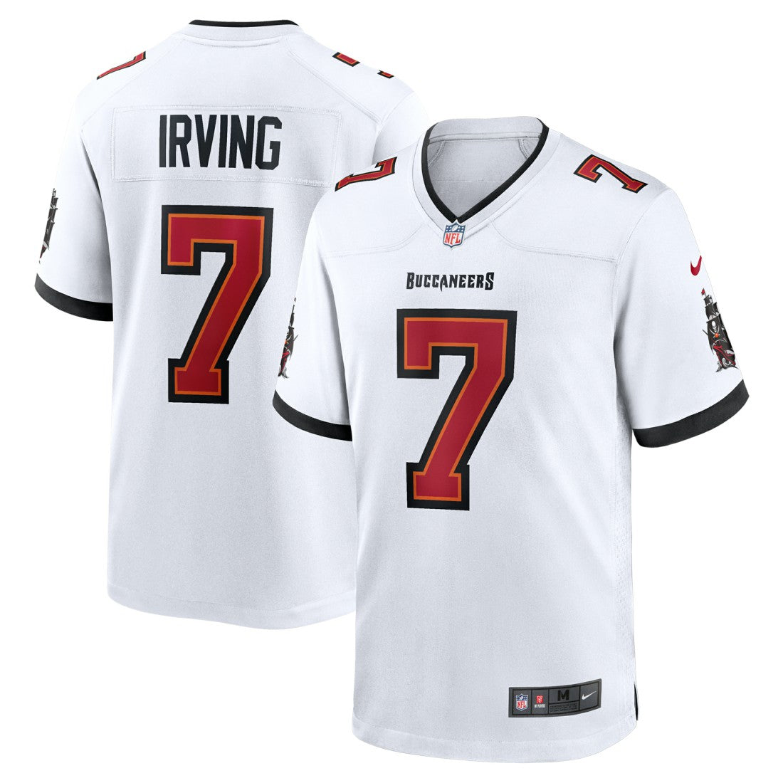 Bucky Irving Tampa Bay Buccaneers Game Jersey - White Jerseys
