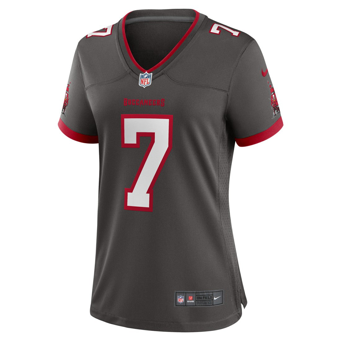Bucky Irving Tampa Bay Buccaneers Women's Alternate Game Jersey - Pewter Jerseys