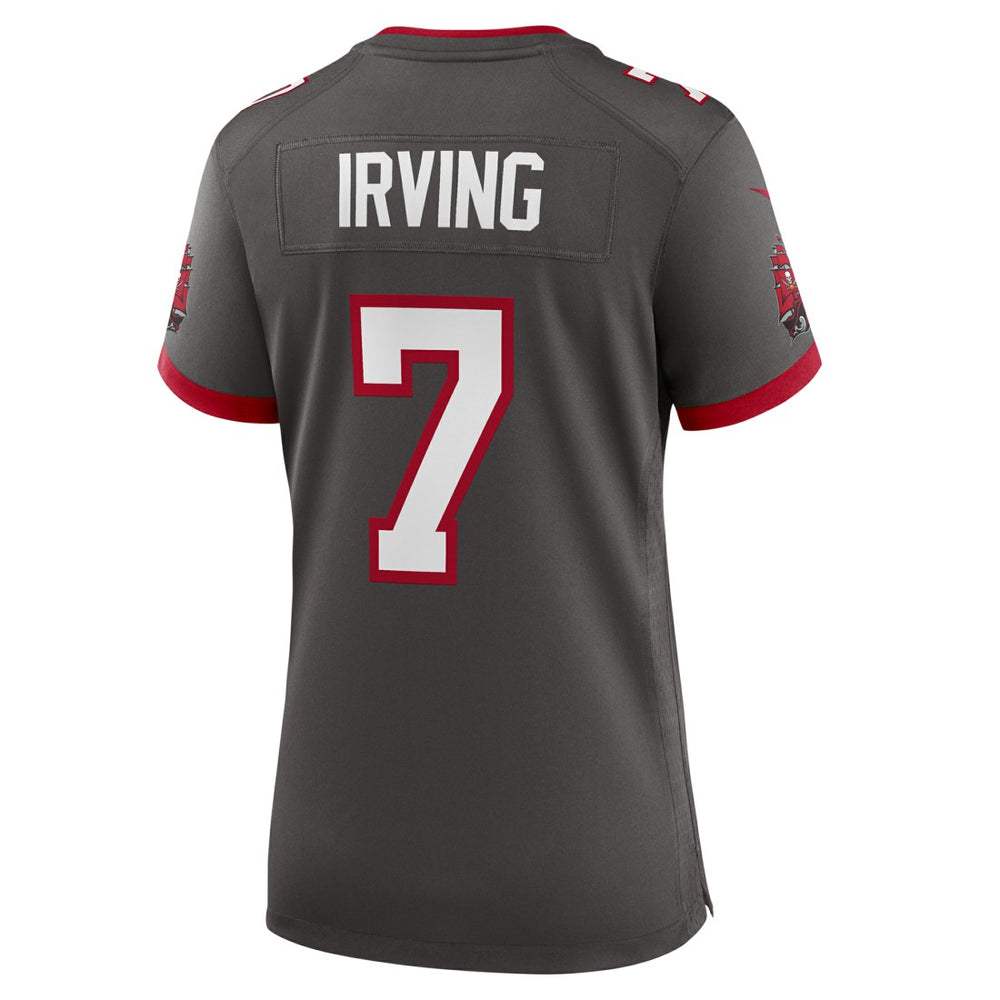 Bucky Irving Tampa Bay Buccaneers Women's Alternate Game Jersey - Pewter Jerseys