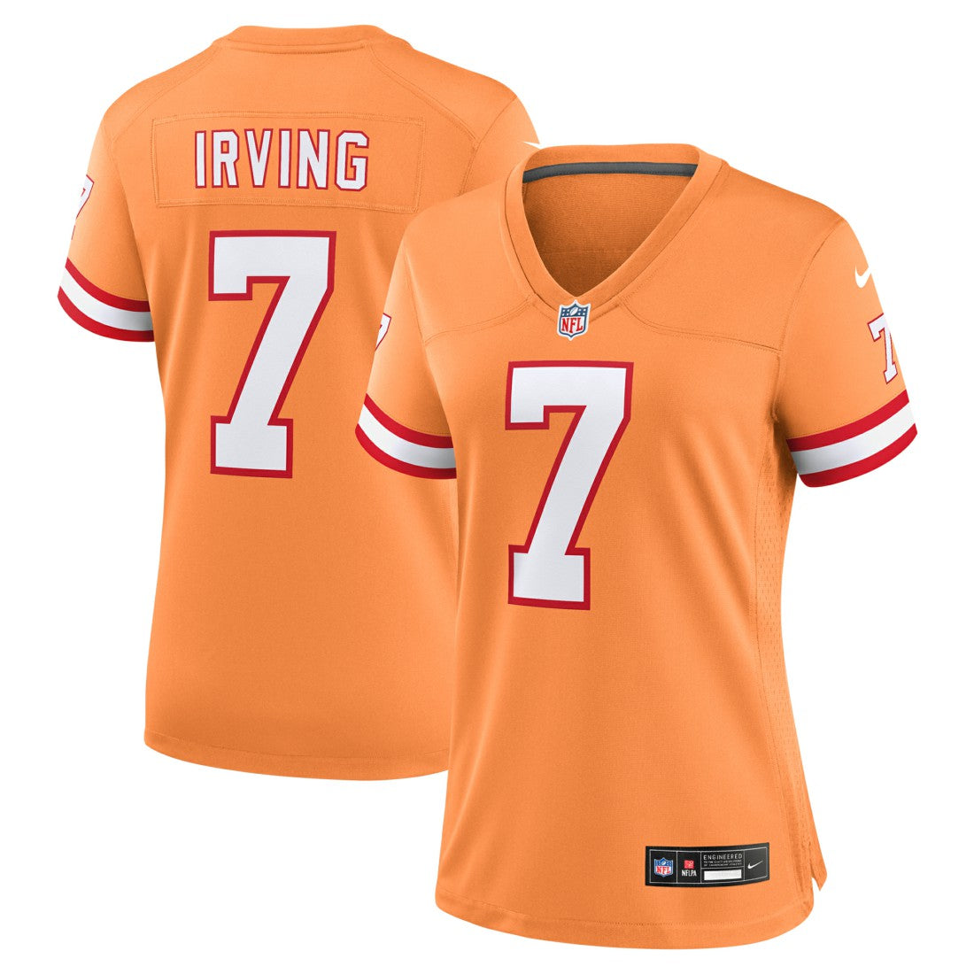 Bucky Irving Tampa Bay Buccaneers Women's Alternate Game Jersey - Orange Jerseys