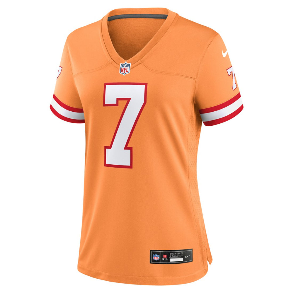 Bucky Irving Tampa Bay Buccaneers Women's Alternate Game Jersey - Orange Jerseys