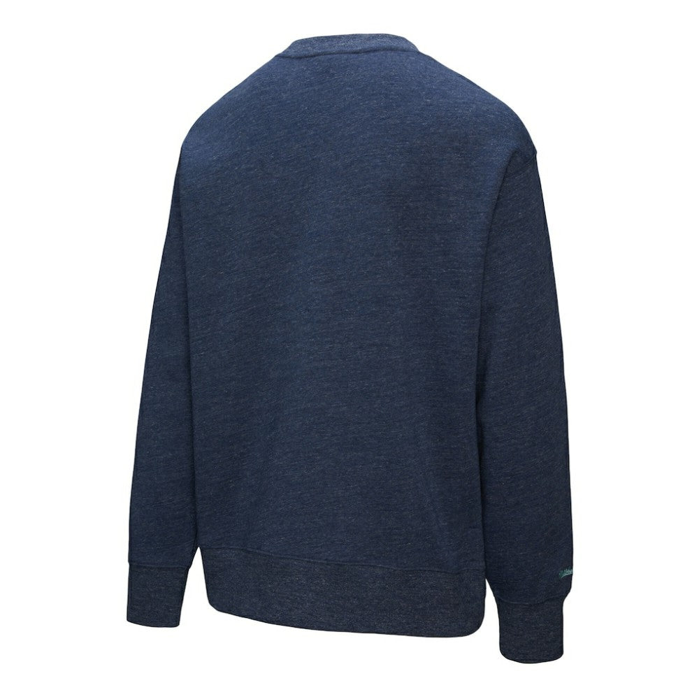 Seattle Kraken Mitchell & Ness Playoff Win Fleece Pullover Sweatshirt - Deep Sea Blue | US 202679021