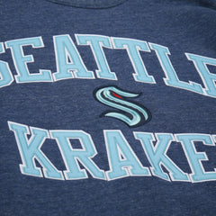 Seattle Kraken Mitchell & Ness Playoff Win Fleece Pullover Sweatshirt - Deep Sea Blue | US 202679021