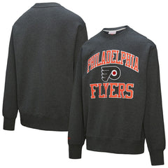 Philadelphia Flyers Mitchell & Ness Playoff Win Fleece Pullover Sweatshirt - Charcoal | US 202679026