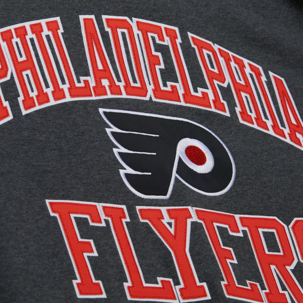 Philadelphia Flyers Mitchell & Ness Playoff Win Fleece Pullover Sweatshirt - Charcoal | US 202679026