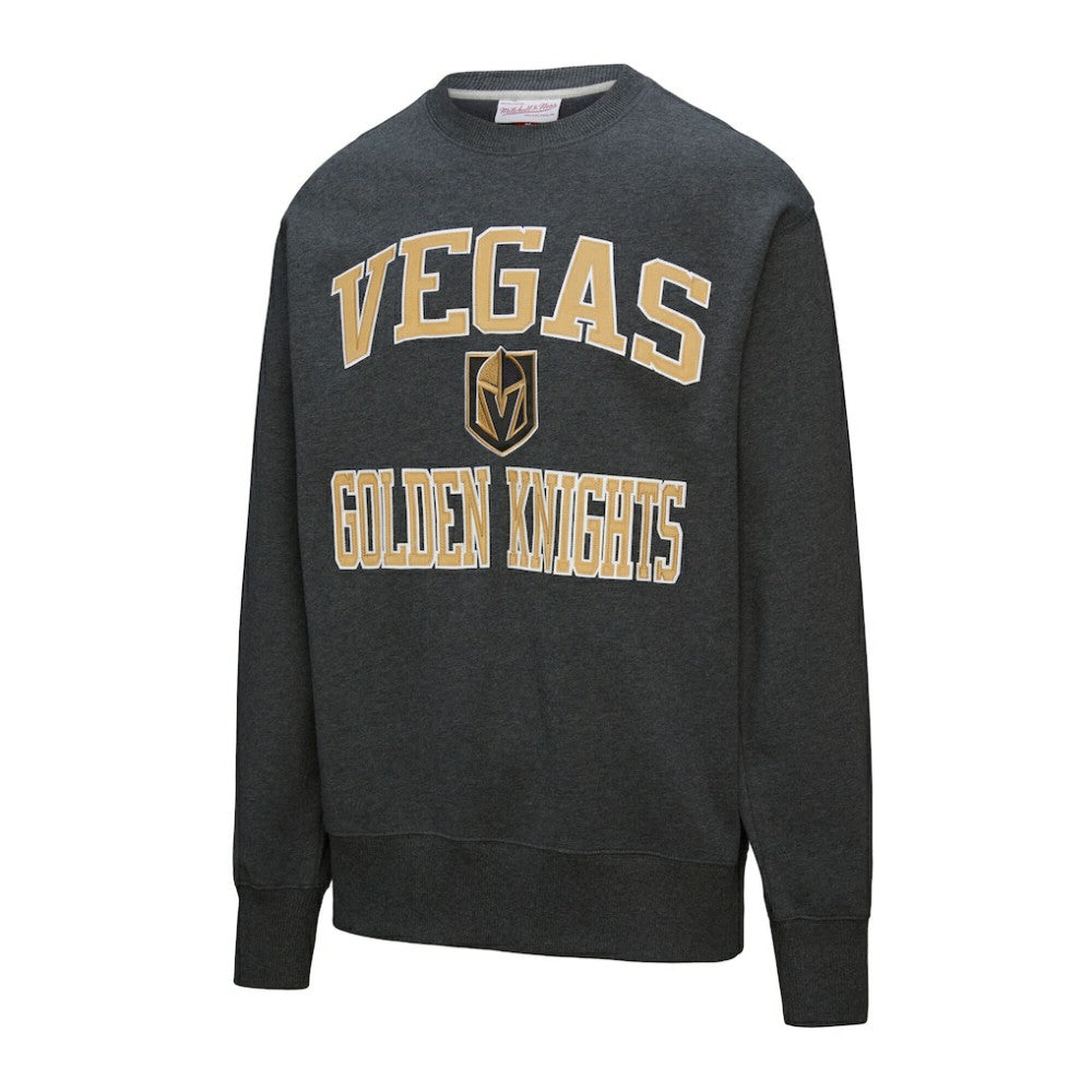 Vegas Golden Knights Mitchell & Ness Playoff Win Fleece Pullover Sweatshirt - Black | US 202679027