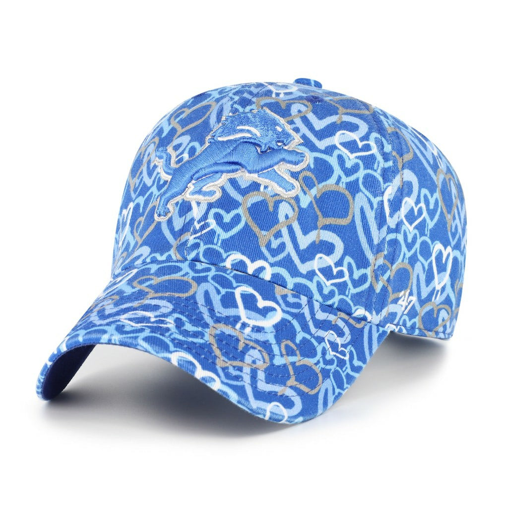 Detroit Lions '47 Girls Preschool Mural Clean Up Adjustable Hat - Blue Hats