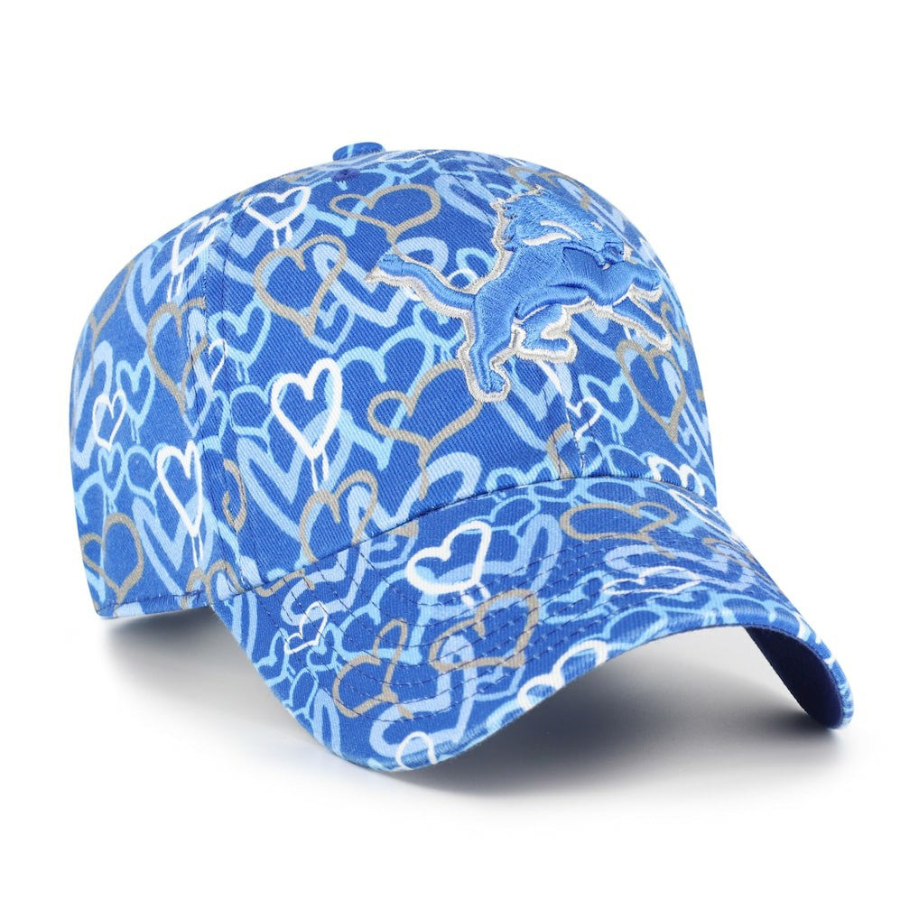 Detroit Lions '47 Girls Preschool Mural Clean Up Adjustable Hat - Blue Hats