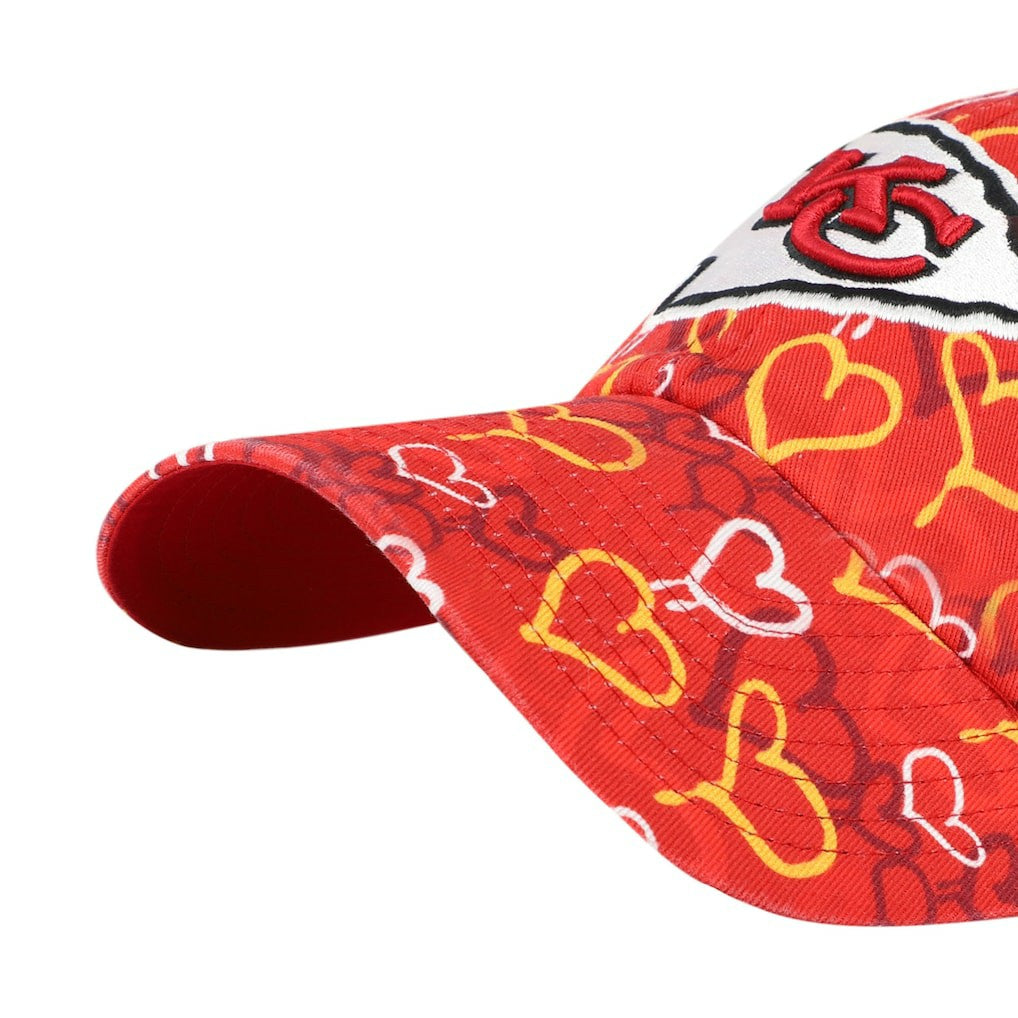 Kansas City Chiefs '47 Girls Preschool Mural Clean Up Adjustable Hat - Red Hats