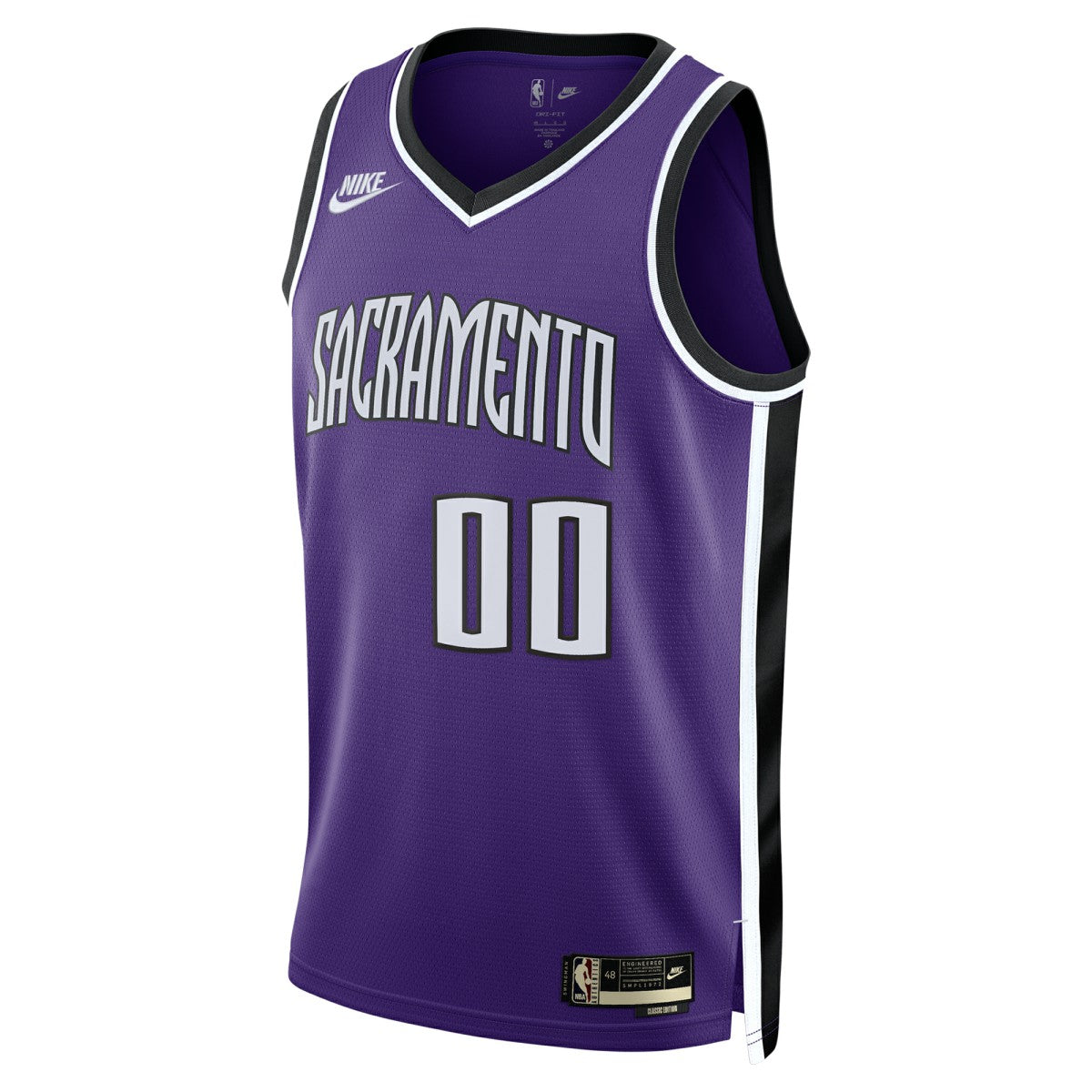 Sacramento Kings Unisex Adult Swingman Custom Jersey Classic Edition Purple - Nike
