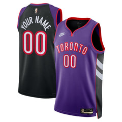 Toronto Raptors Unisex Adult Swingman Custom Jersey Classic Edition Purple - Nike outlet
