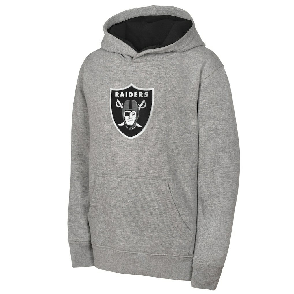 Las Vegas Raiders Outerstuff Youth Prime Hoodie - Gray Hoodies