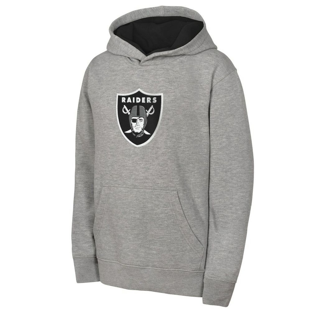 Las Vegas Raiders Outerstuff Youth Prime Hoodie - Gray Hoodies