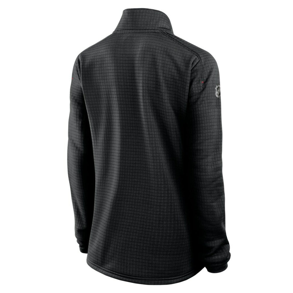 Chicago Blackhawks Fanatics Women's Authentic Pro Rink Quarter-Zip Pullover  - Black | US 202679679