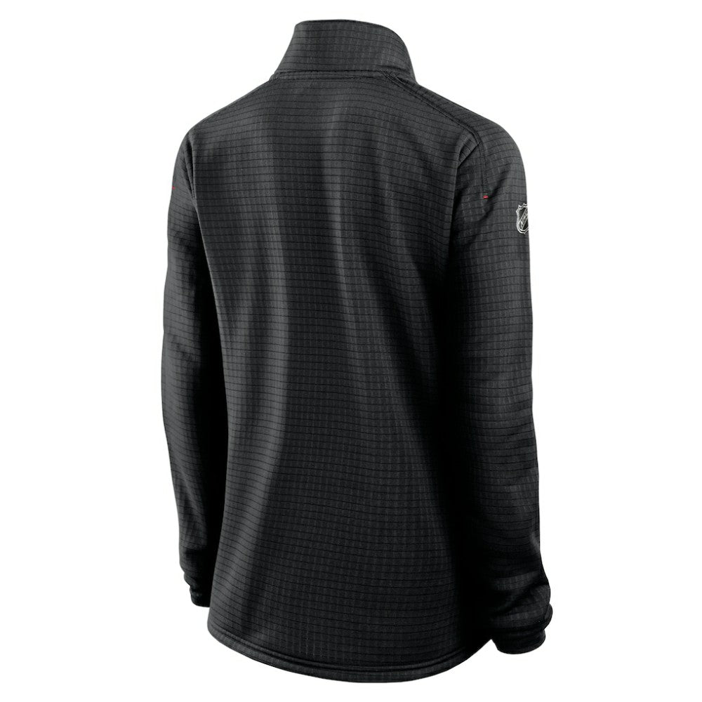 Ottawa Senators Fanatics Women's Authentic Pro Rink Quarter-Zip Pullover  - Black | US 202679684