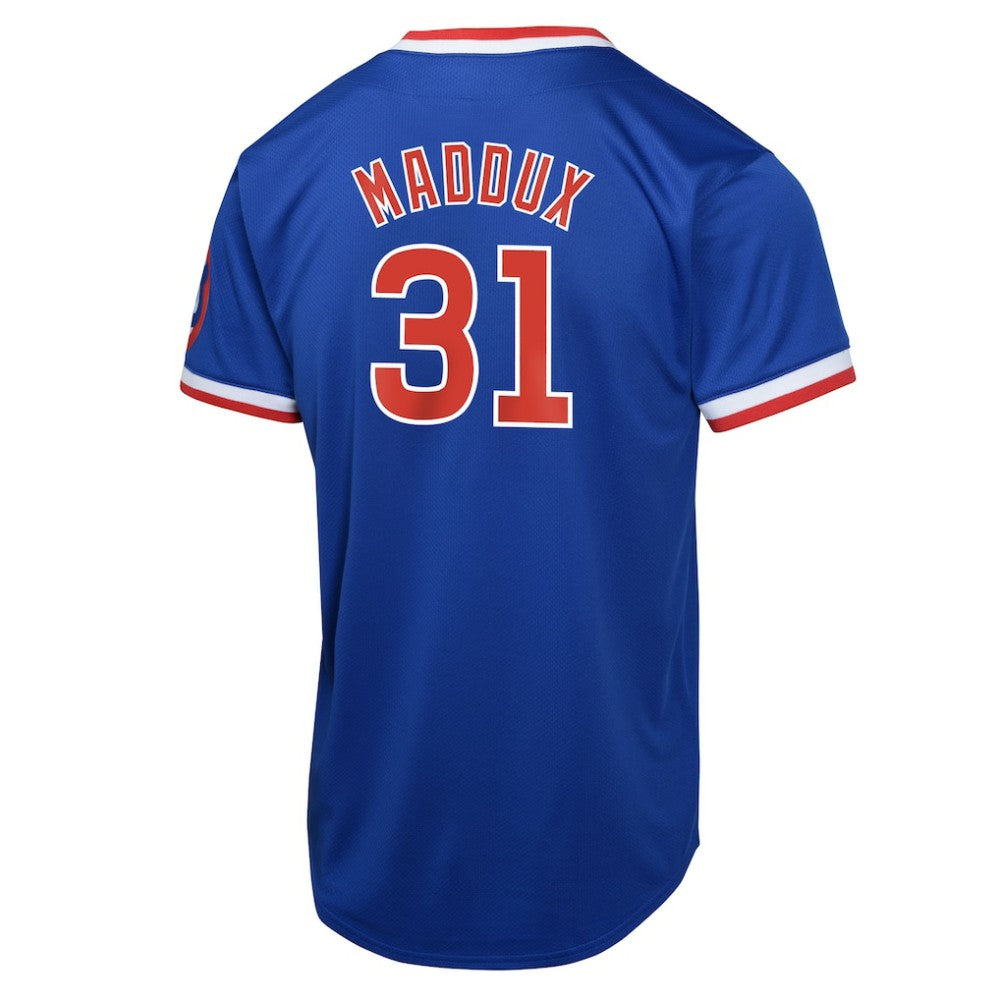 Greg Maddux Chicago Cubs Nike Youth Cooperstown Collection Limited Jersey - Royal Jerseys