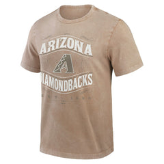 Arizona Diamondbacks Darius Rucker Collection by Fanatics Sun Faded T-Shirt - Tan T-shirts