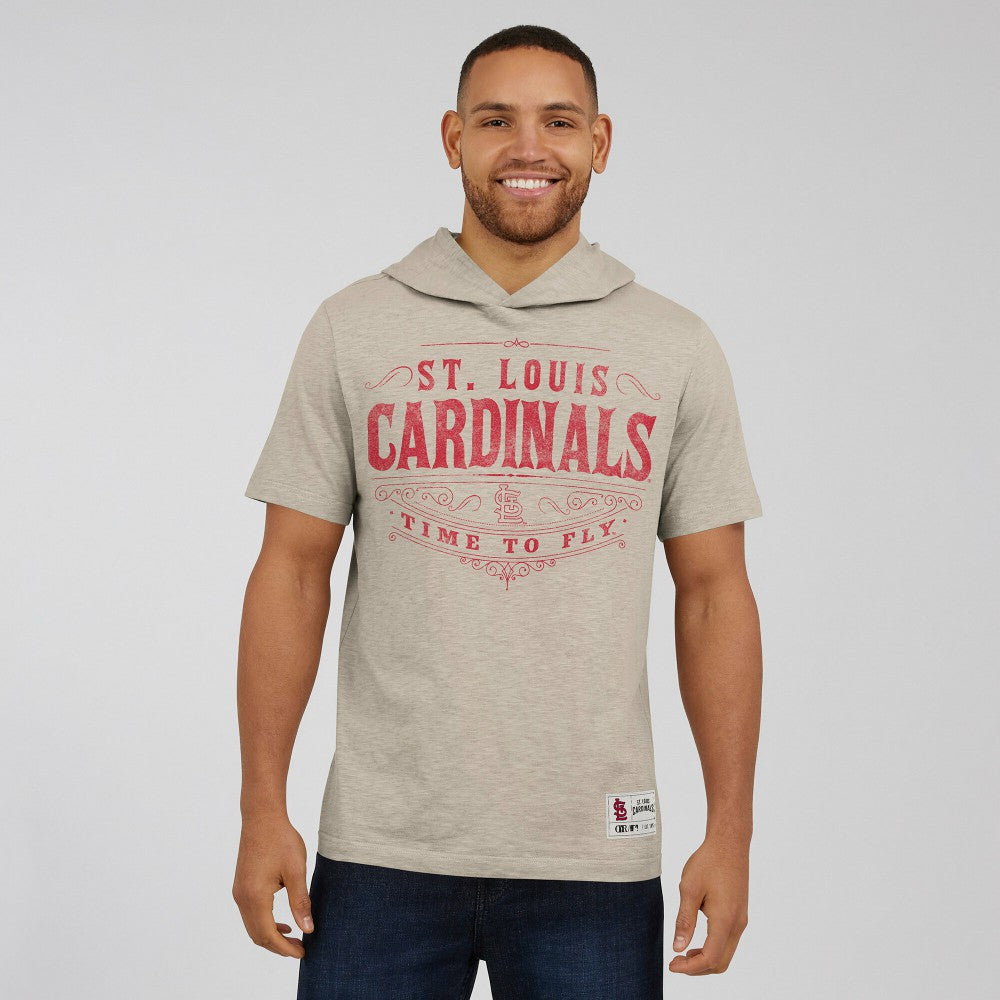 St. Louis Cardinals Darius Rucker Collection by Fanatics Hooded T-Shirt - Tan T-shirts