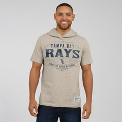 Tampa Bay Rays Darius Rucker Collection by Fanatics Hooded T-Shirt - Tan T-shirts