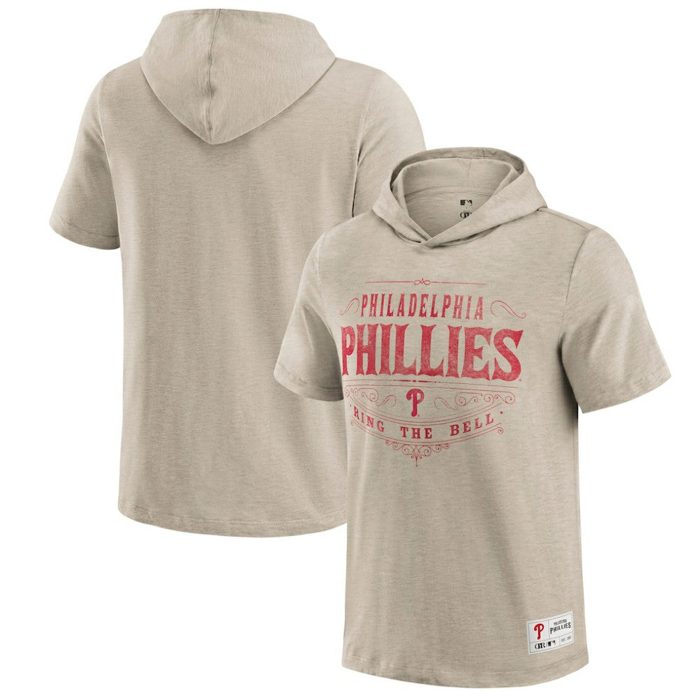 Philadelphia Phillies Darius Rucker Collection by Fanatics Hooded T-Shirt - Tan T-shirts