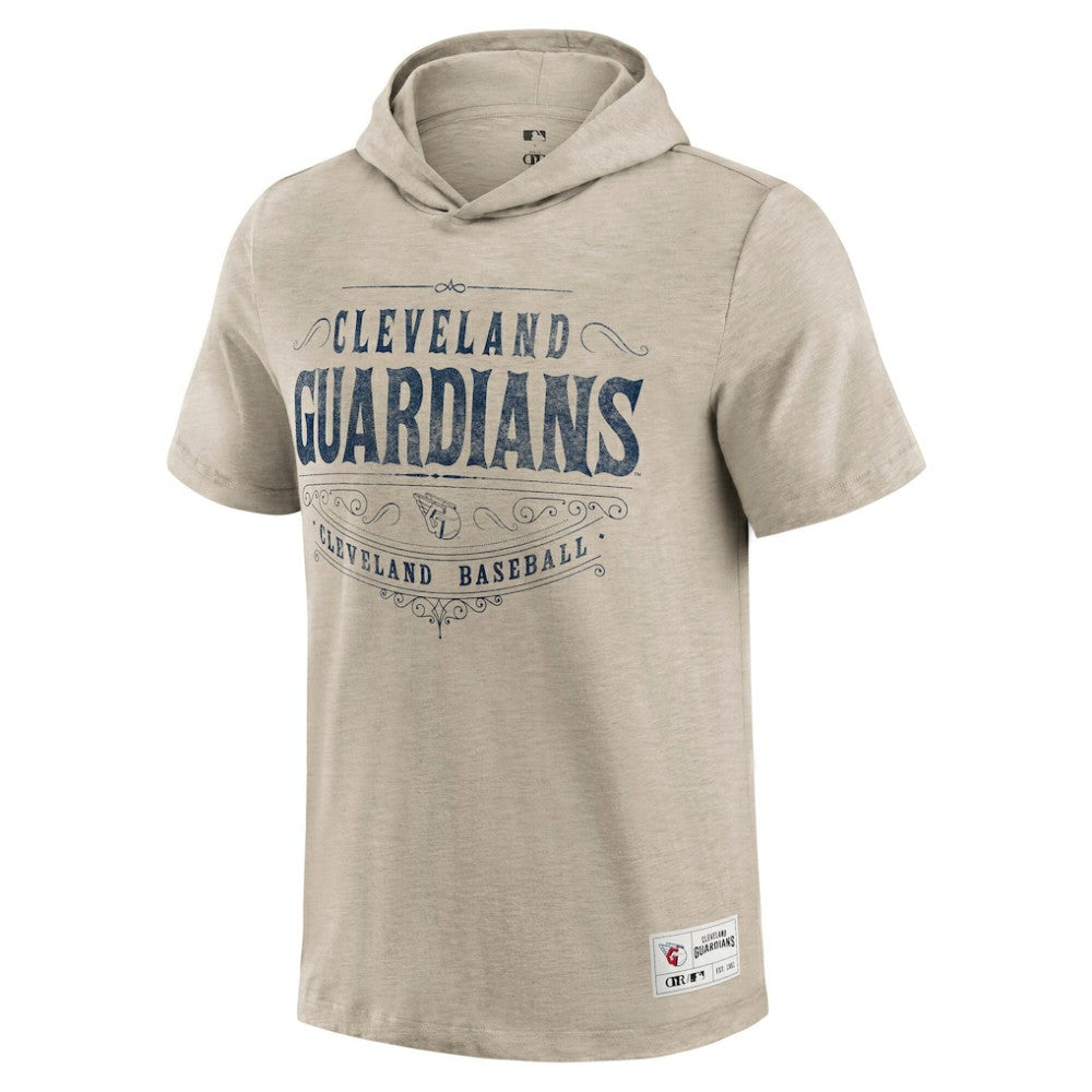 Cleveland Guardians Darius Rucker Collection by Fanatics Hooded T-Shirt - Tan T-shirts