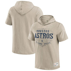 Houston Astros Darius Rucker Collection by Fanatics Hooded T-Shirt - Tan T-shirts