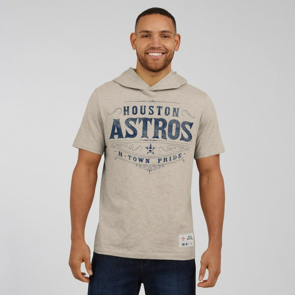 Houston Astros Darius Rucker Collection by Fanatics Hooded T-Shirt - Tan T-shirts