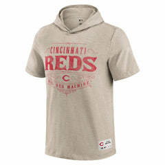 Cincinnati Reds Darius Rucker Collection by Fanatics Hooded T-Shirt - Tan T-shirts