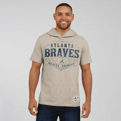 Atlanta Braves Darius Rucker Collection by Fanatics Hooded T-Shirt - Tan T-shirts