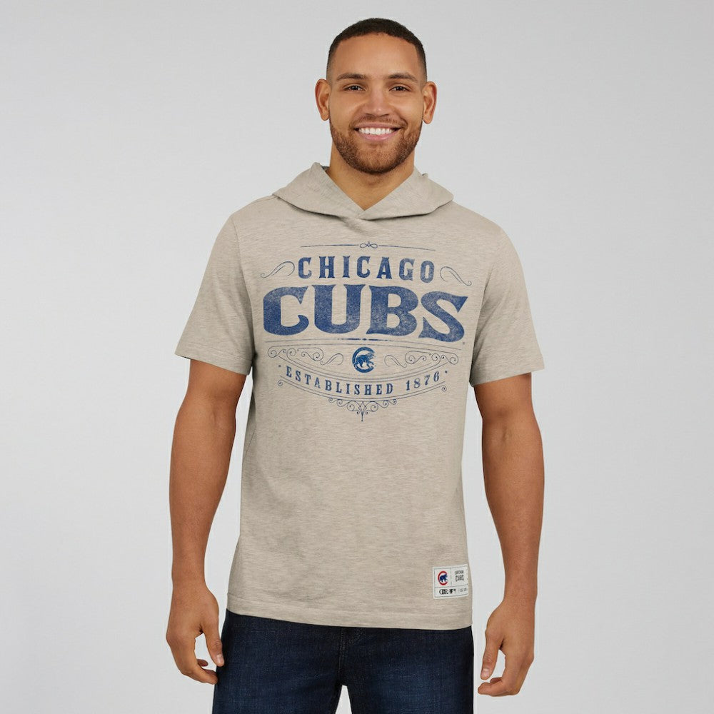 Chicago Cubs Darius Rucker Collection by Fanatics Hooded T-Shirt - Tan T-shirts