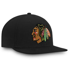 Chicago Blackhawks Fanatics Core Fitted Hat - Black | US 202682138