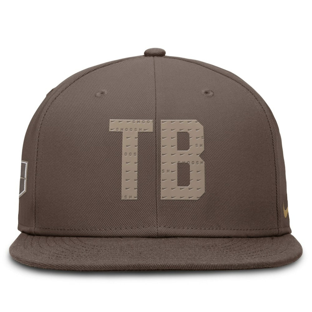 Tampa Bay Rays Nike True Statement 20th AnniversaryPerformance Fitted Hat - Brown Hats