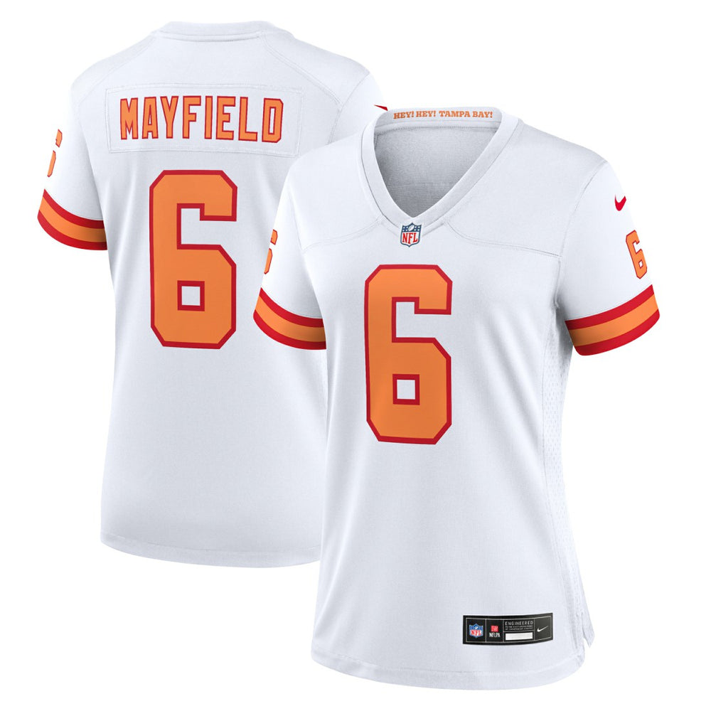 Baker Mayfield '76 Tampa Bay Buccaneers Women's Game Jersey - White Jerseys