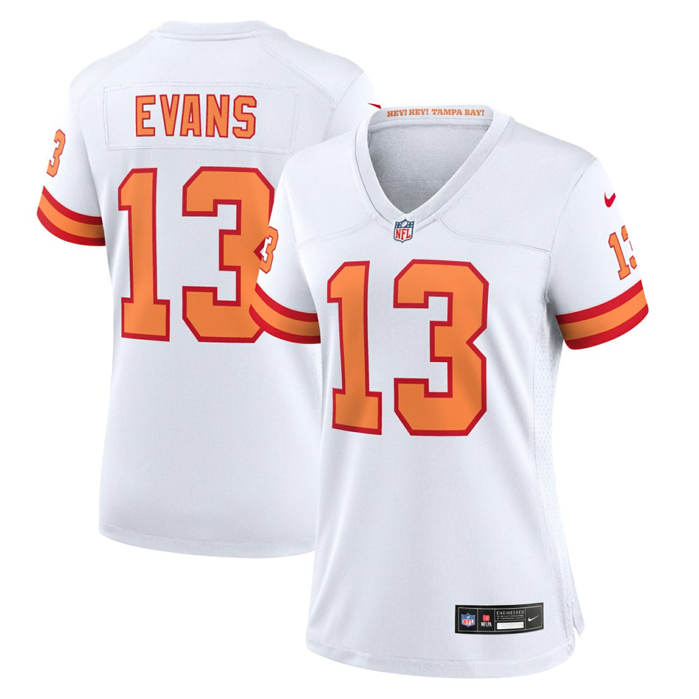 Mike Evans '76 Tampa Bay Buccaneers Women's Game Jersey - White Jerseys