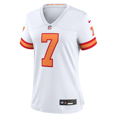 Bucky Irving '76 Tampa Bay Buccaneers Women's Game Jersey - White Jerseys