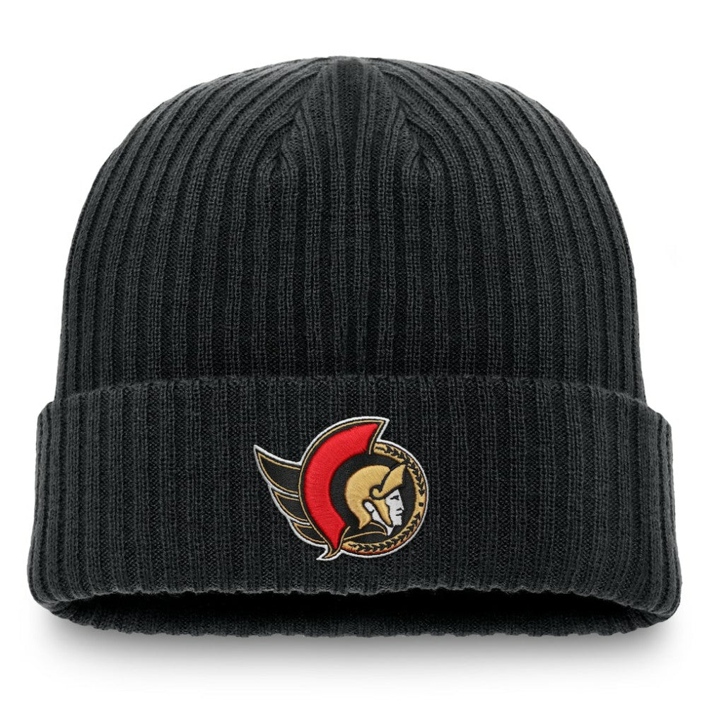 Ottawa Senators Fanatics Component Cuffed Knit Hat - Black | US 202682512