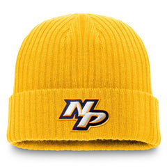 Nashville Predators Fanatics Component Cuffed Knit Hat - Gold | US 202682515