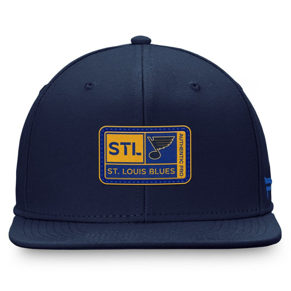 St. Louis Blues Fanatics Authentic Pro Training Camp Snapback Hat - Navy | US 202682622